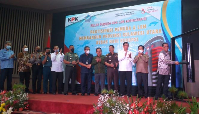 
 KPK Buka Kelas Pemuda Anti Korupsi Tahun 2022 di Sulut